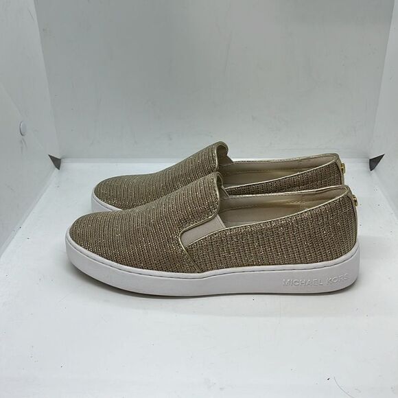 MICHAEL MICHAEL KORS KEATON GLITTER CHAIN MESH WOMENS SNEAKERS FTL-08-058 - Picture 3 of 9